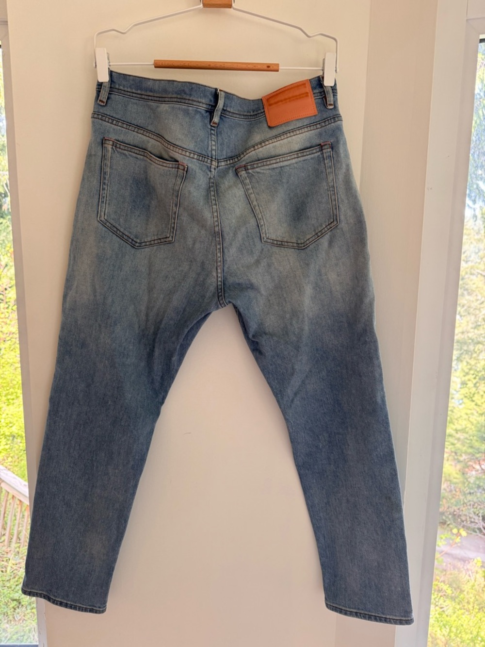 ACNE STUDIOS River jeans Powder Blue 34/32 mens - Picture 3 of 8